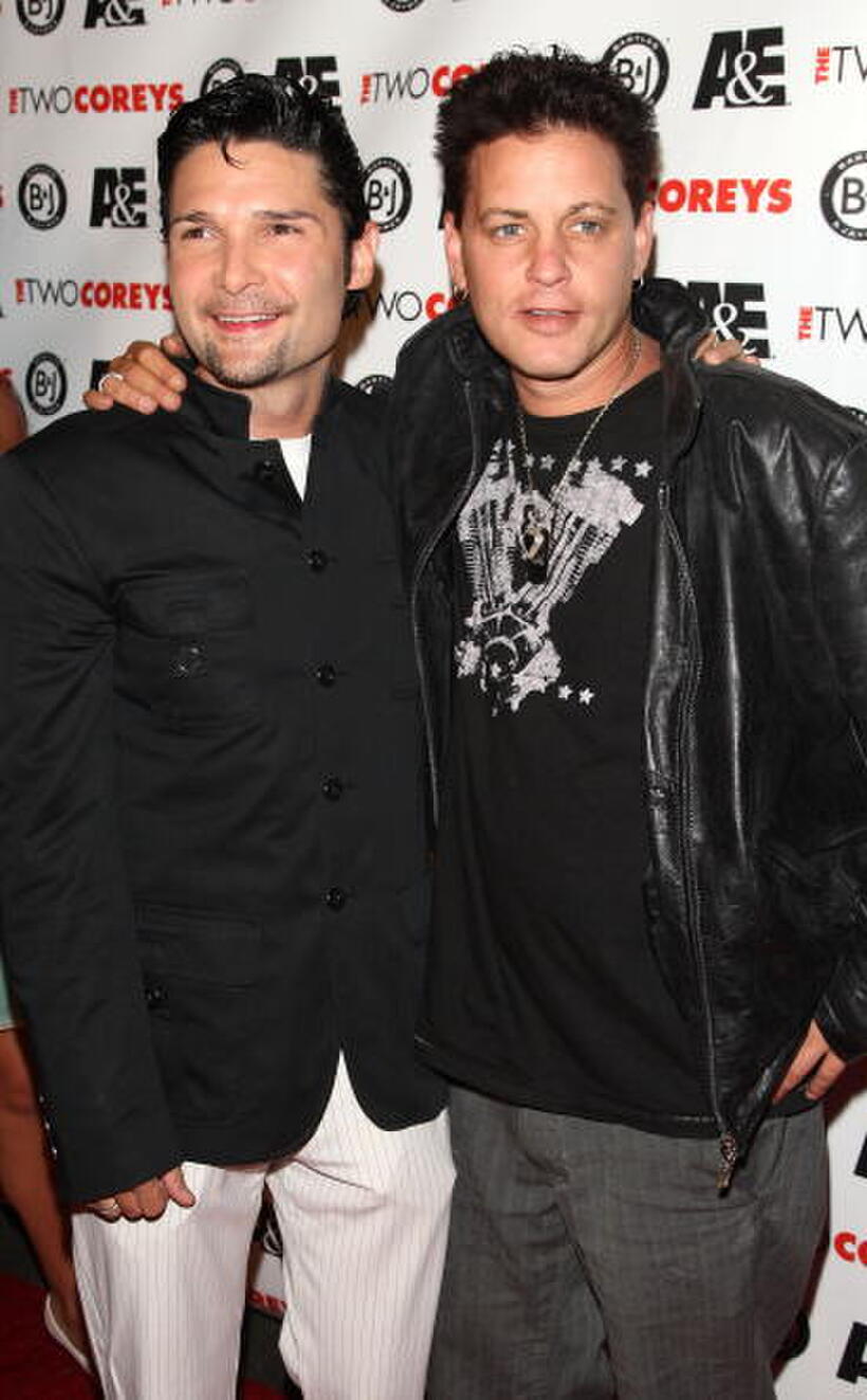 Corey Haim and Corey Feldman at the A&E Premiere of "The Two Coreys".