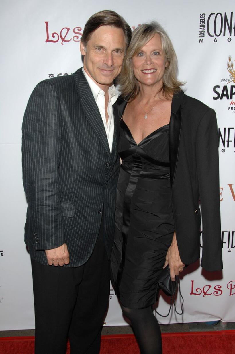 Nicholas Guest and his wife Pamela at the Los Angeles Confidential Magazine's Pre-Emmy Party.