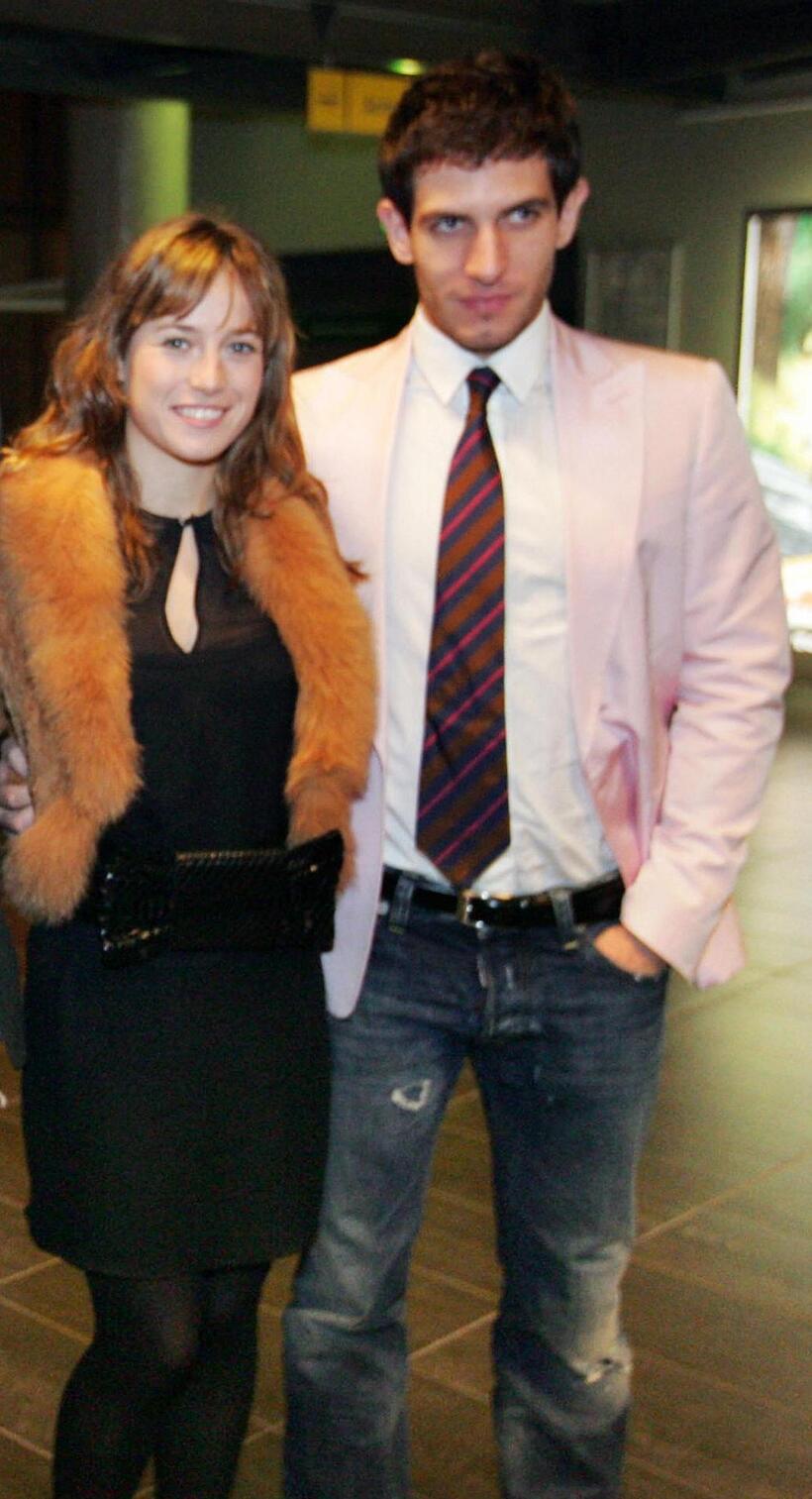 Marta Etura and Quim Gutierrez at the premiere of "Azul."