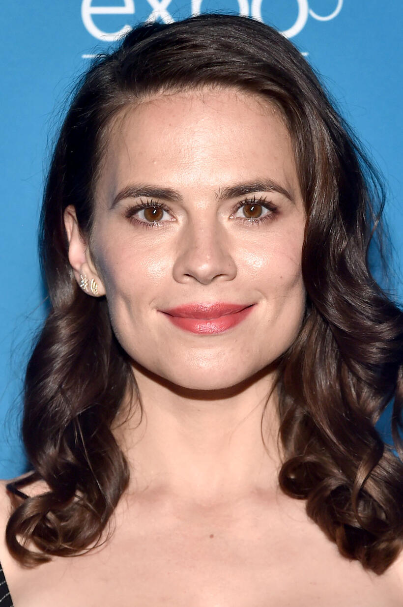 Hayley Atwell at the Disney+ Showcase during Disney's D23 Expo 2019 in Anaheim, California.