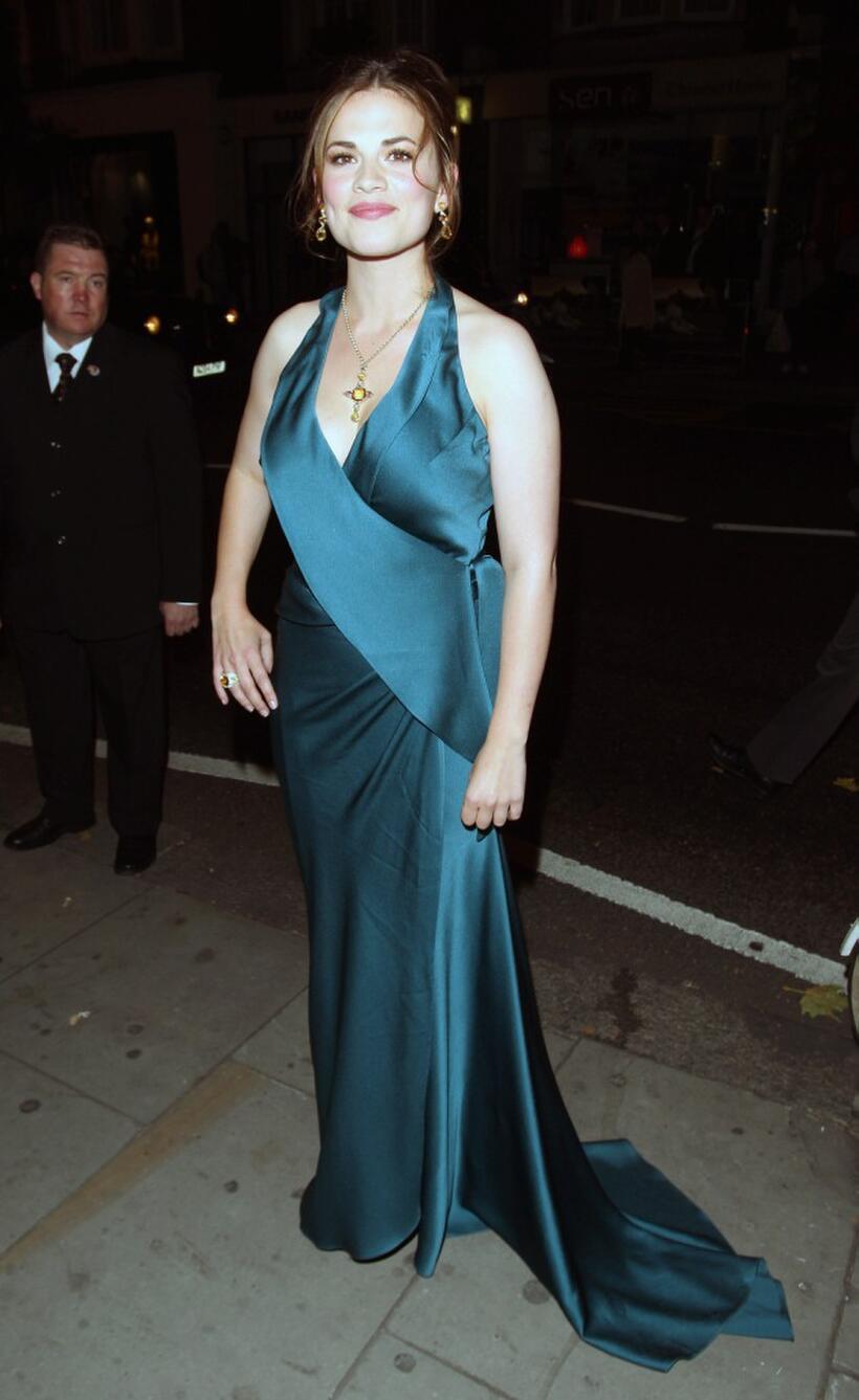 Hayley Atwell at the UK premiere of "Brideshead Revisited."