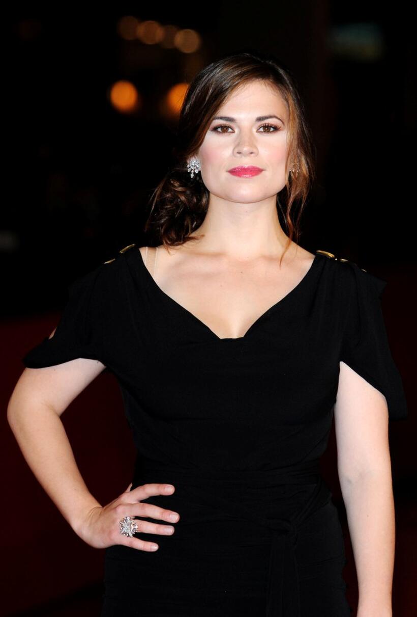 Hayley Atwell at the premiere of "The Duchess" during the 3rd Rome International Film Festival.