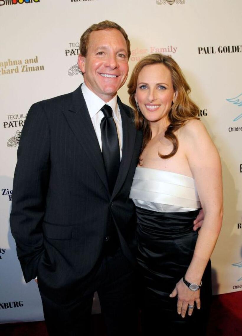 Steve Guttenberg and Marlee Matlin at the Children Uniting Nations 9th Annual Awards celebration and viewing dinner.