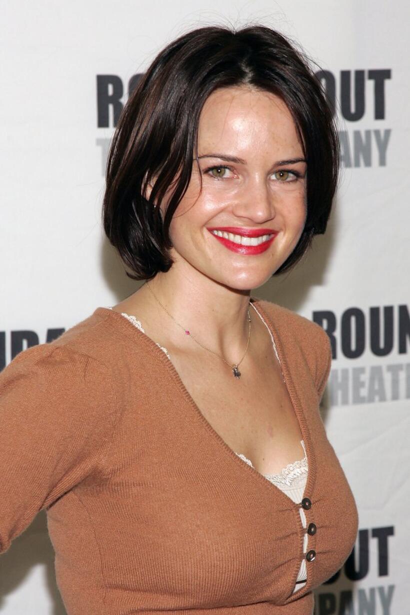 Carla Gugino at the rehearsal of "Suddenly Last Summer".
