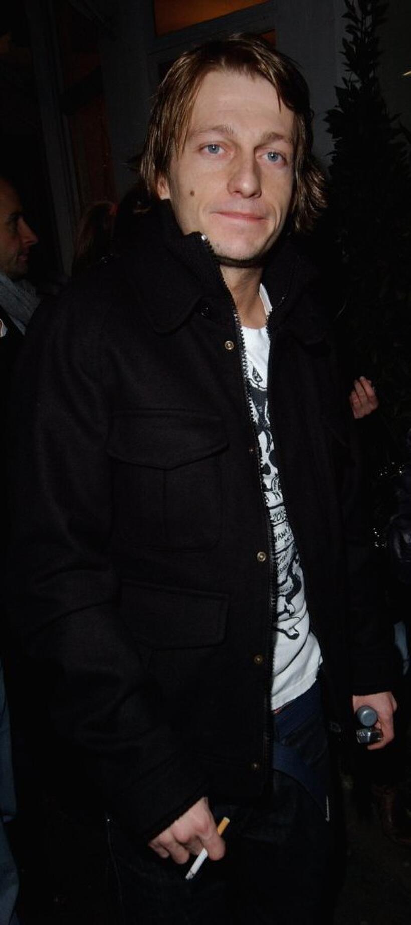 Leo Gregory at the VIP launch party for Gap (Red) the stores new color-themed brand.