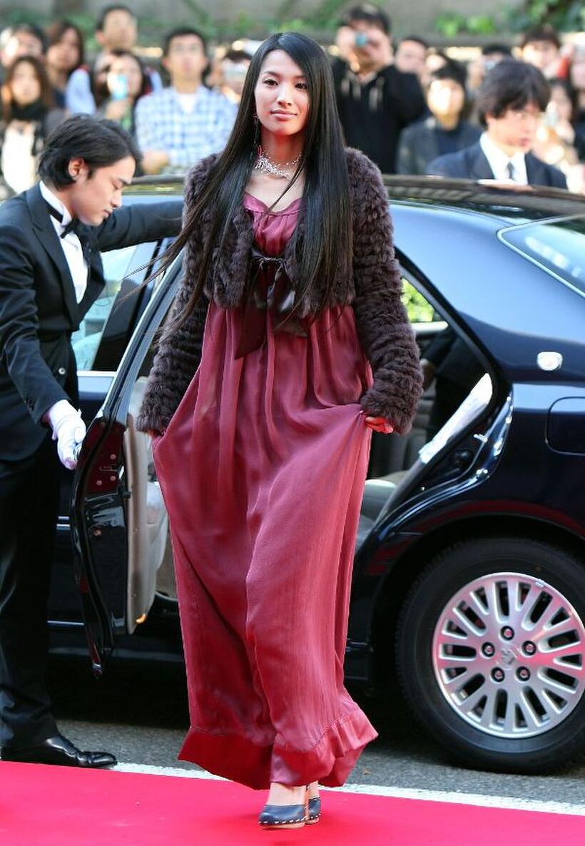 Sei Ashina at the closing ceremony to promote "Silk" during the 20th Tokyo International Film Festival.