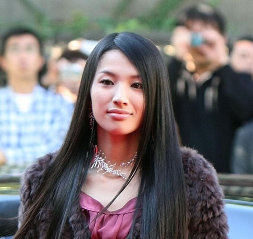 Sei Ashina at the closing ceremony to promote "Silk" during the 20th Tokyo International Film Festival.