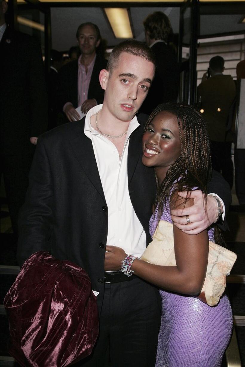 Claire-Hope Ashitey and Guest at the UK premiere of "Shooting Dogs."