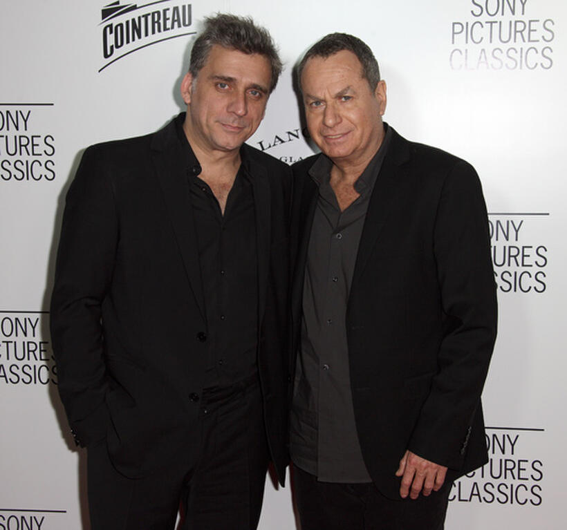 Lior Ashkenazi and Shlomo Bar Aba at the Sony Pictures Classics' 2012 Oscar Dinner in California.