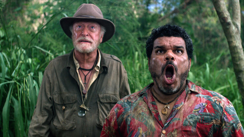 Michael Caine as Alexander and Luis Guzman as Gabato in "Journey 2: The Mysterious Island."