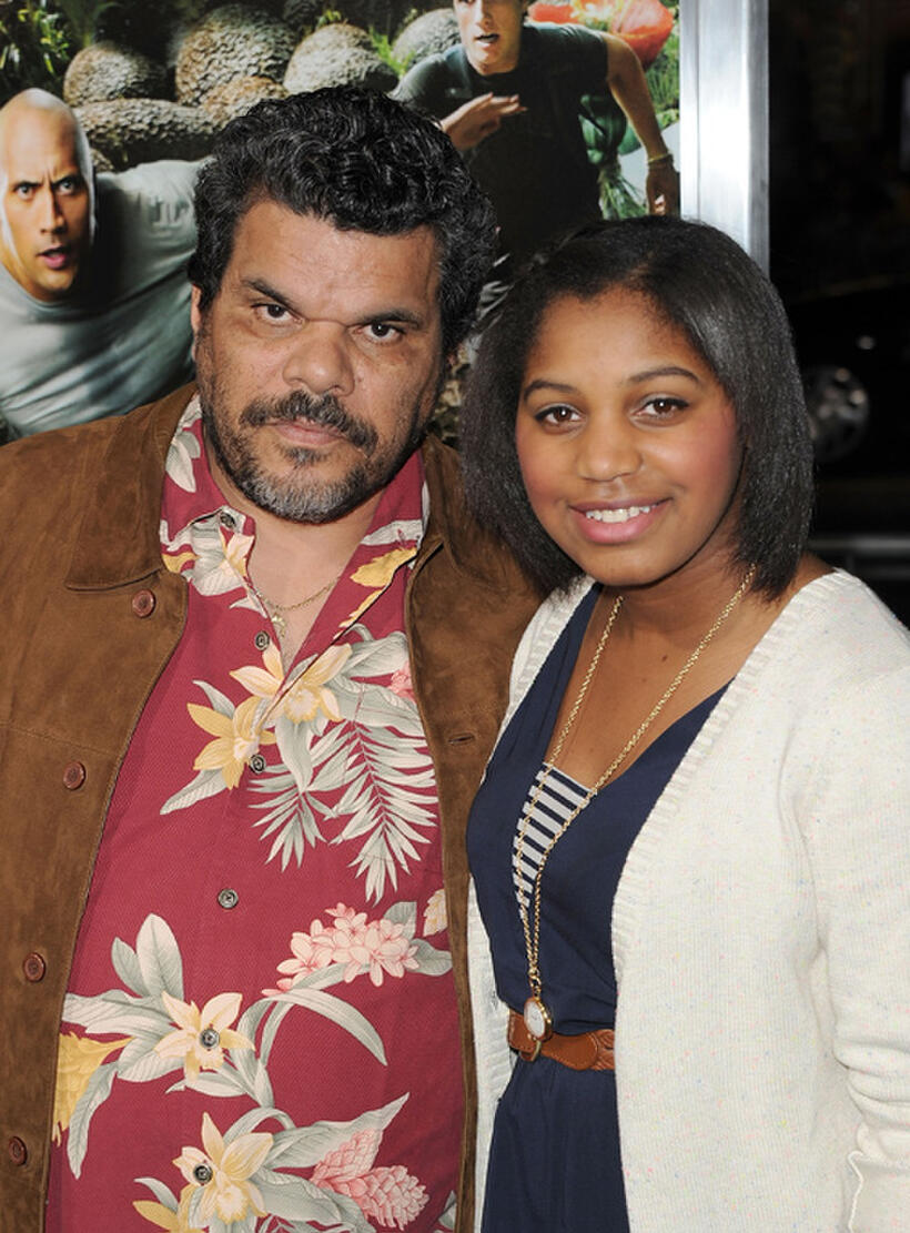 Luis Guzman and Guest at the California premiere of "Journey 2: The Mysterious Island."