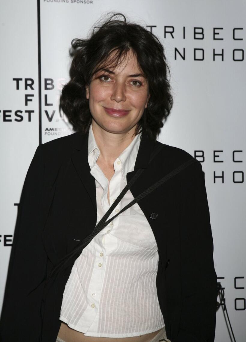 Sabina Guzzanti at the press conference of "Viva Zapetero" during the 5th Annual Tribeca Film Festival.