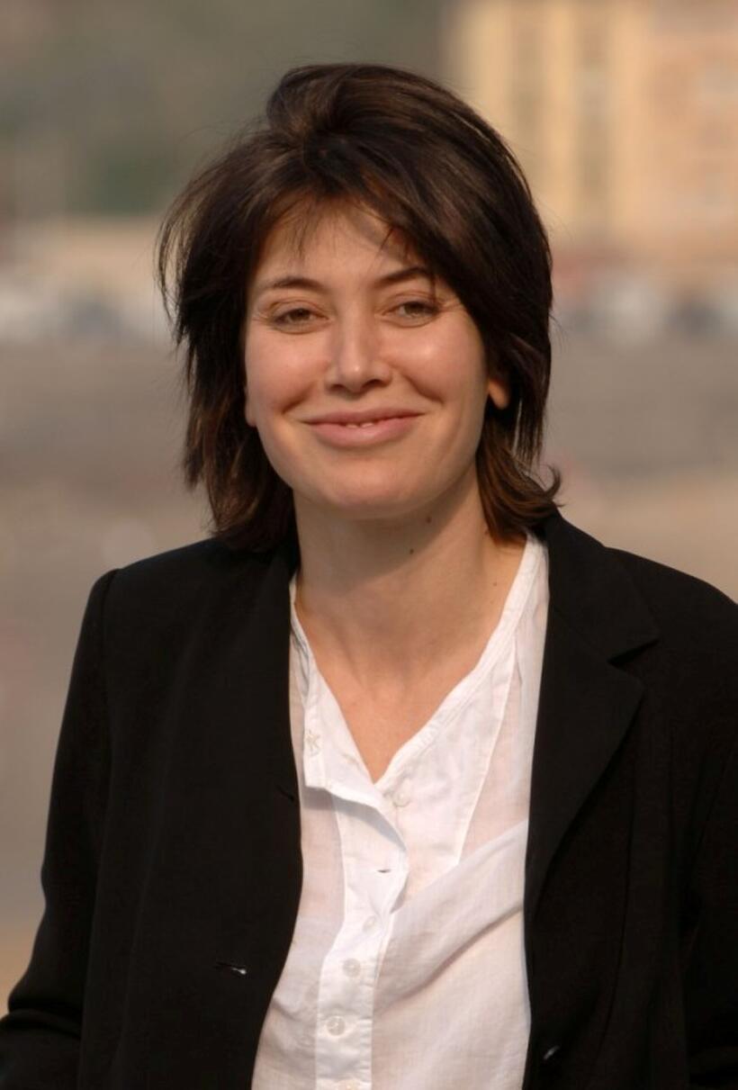 Sabina Guzzanti at the photocall of "Viva Zapetero" during the 53rd San Sebastian International Film Festival.