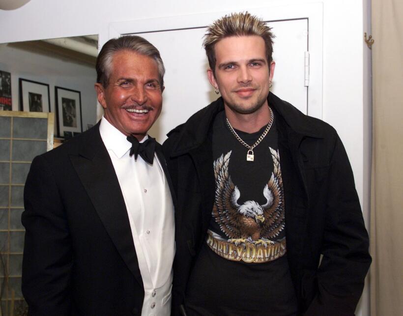 George Hamilton and Ashley at the Broadway show "Chicago."