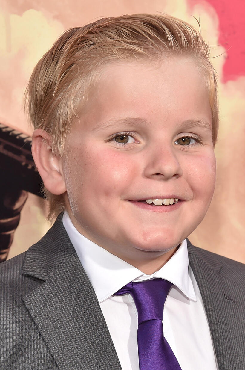 Brogan Hall at the premiere of "Baby Driver" in Los Angeles.
