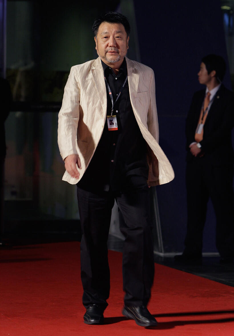 Masato Harada at the closing ceremony during the 16th Busan International Film Festival.
