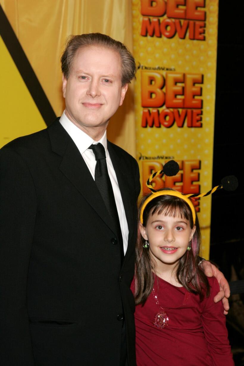 Darrell Hammond and daughter Mia Hammond at the premiere of "Bee Movie."