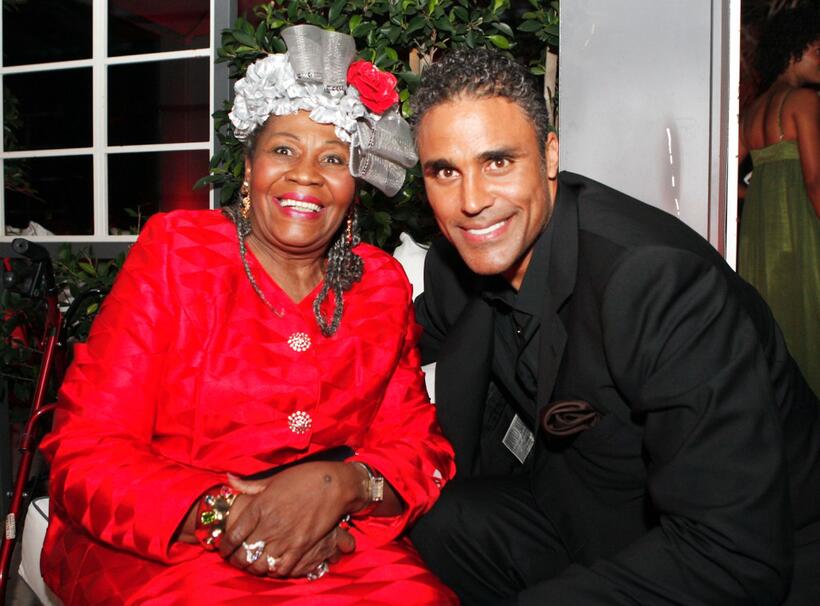 Irma P. Hall and Rick Fox at the after party of the premiere of "Tyler Perry's Meet The Browns."