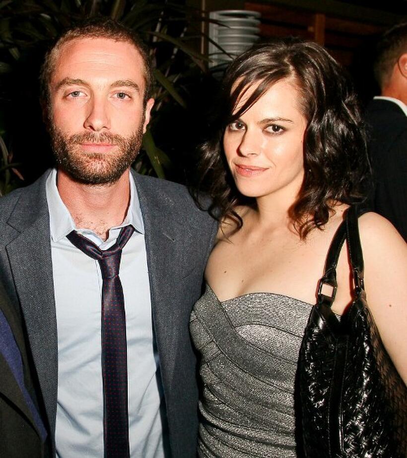 Jacob Tierney and Emily Hampshire at the Alliance party during the 2010 Toronto Film Festival.