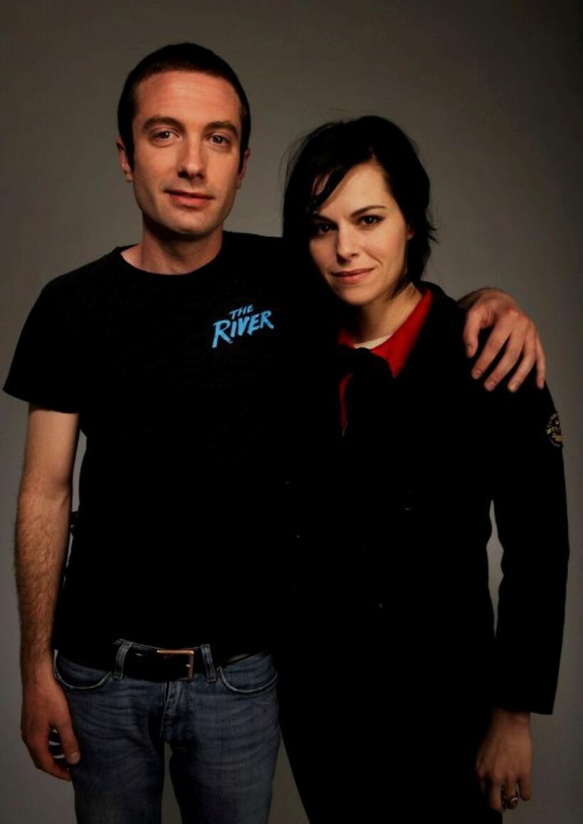 Jacob Tierney and Emily Hampshire at the Tribeca Film Festival 2010.