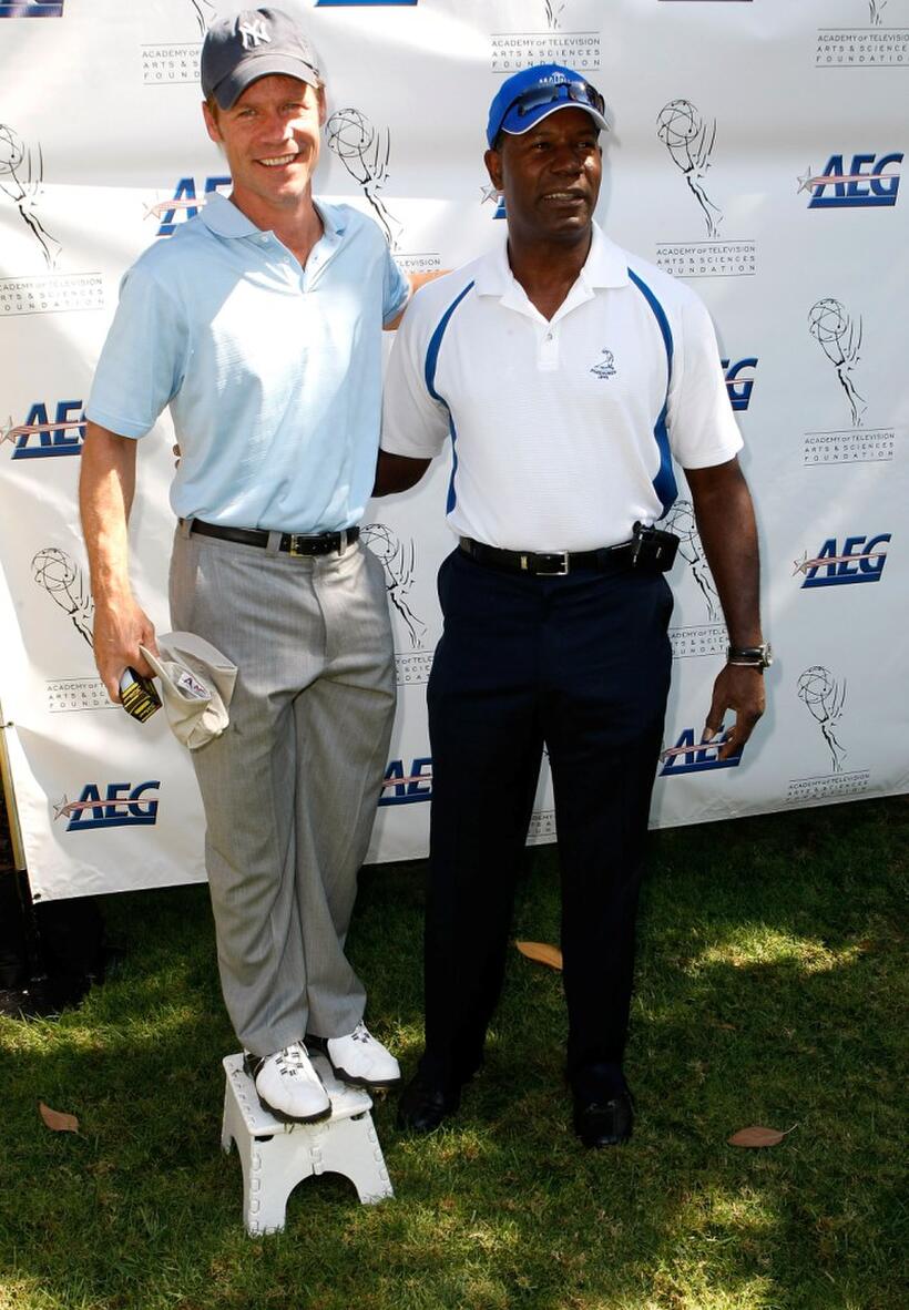 Joel Gretsch and Dennis Haysbert at the AMPTV's 9th Annual Celebrity Golf Classic.