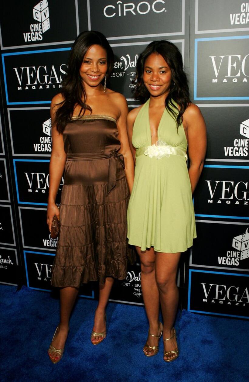 Sanaa Lathan and Regina Hall at the Vegas Magazine 3rd Anniversary Party.