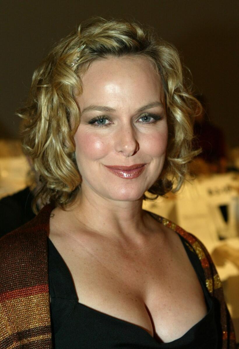 Melora Hardin at the Kate O'Connor Spring 2005 show during the Mercedes-Benz Fashion week.