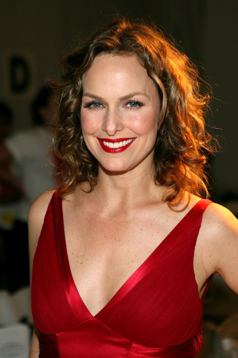 Melora Hardin at the Dina Bar-El Fall 2007 fashion show during the Mercedes Benz Fashion week.