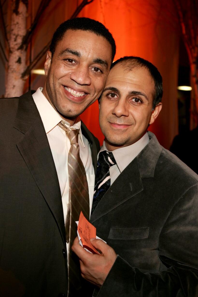 Harry Lennix and Anthony Azizi at the 32nd Annual People's Choice Awards.