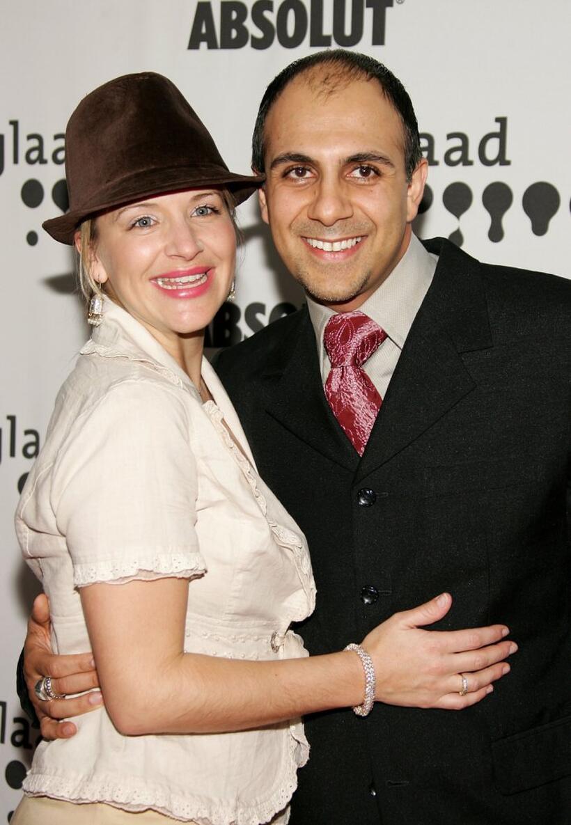 Cymbeline Smith and Anthony Azizi at the 17th Annual GLAAD Media Awards.