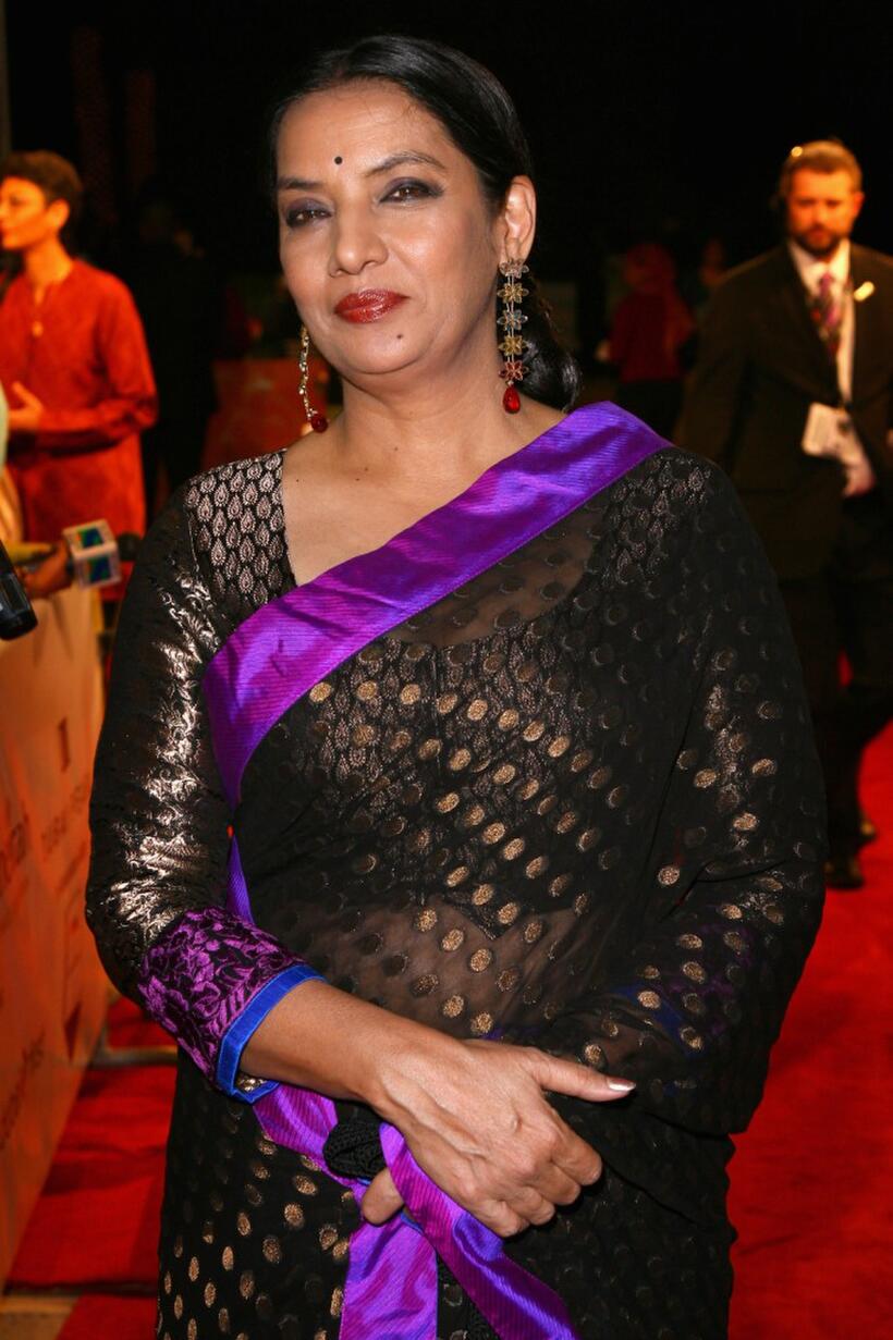Shabana Azmi at the 4th Dubai International Film Festival, attend the premiere for "Aids Jaago".