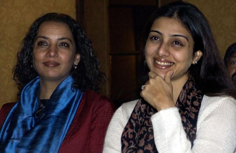 Shabana Azmi and Tabbu at the conference as part of a United Nations Children's Fund (UNICEF).