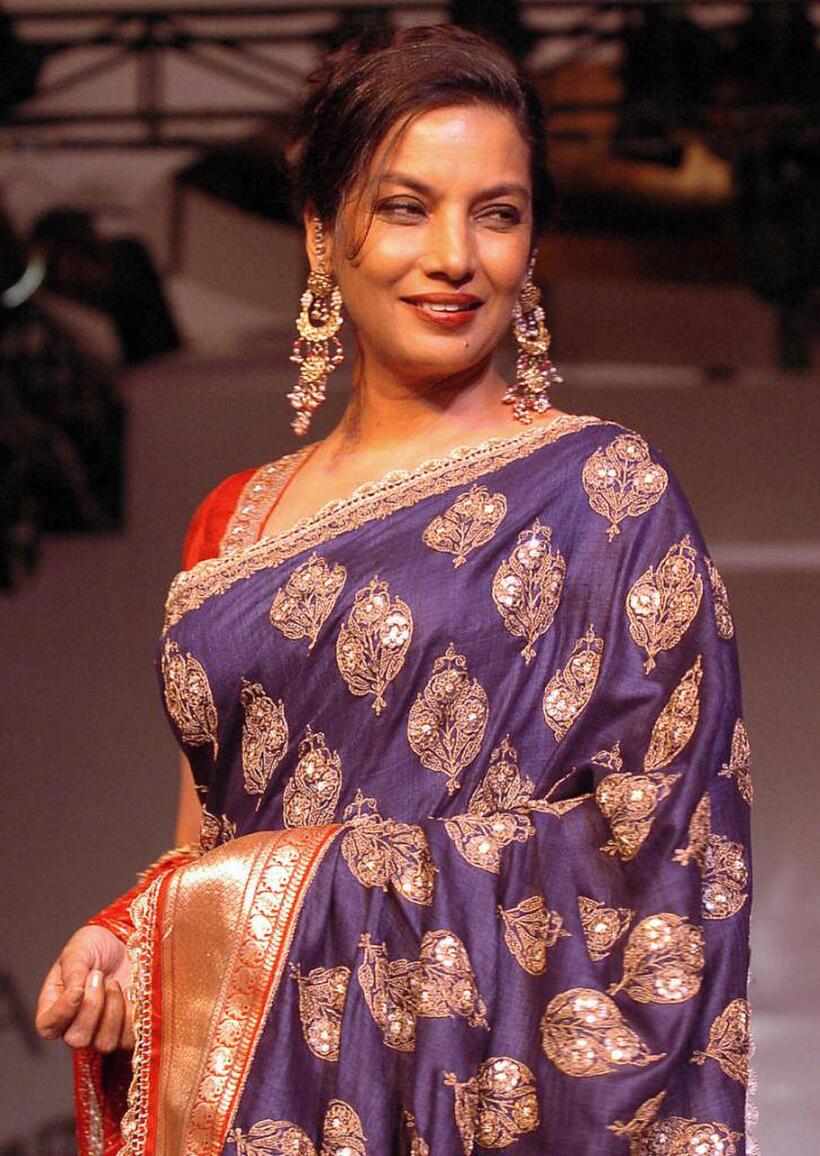 Shabana Azmi at the Lakme Indian Fashion Week (LIFW).