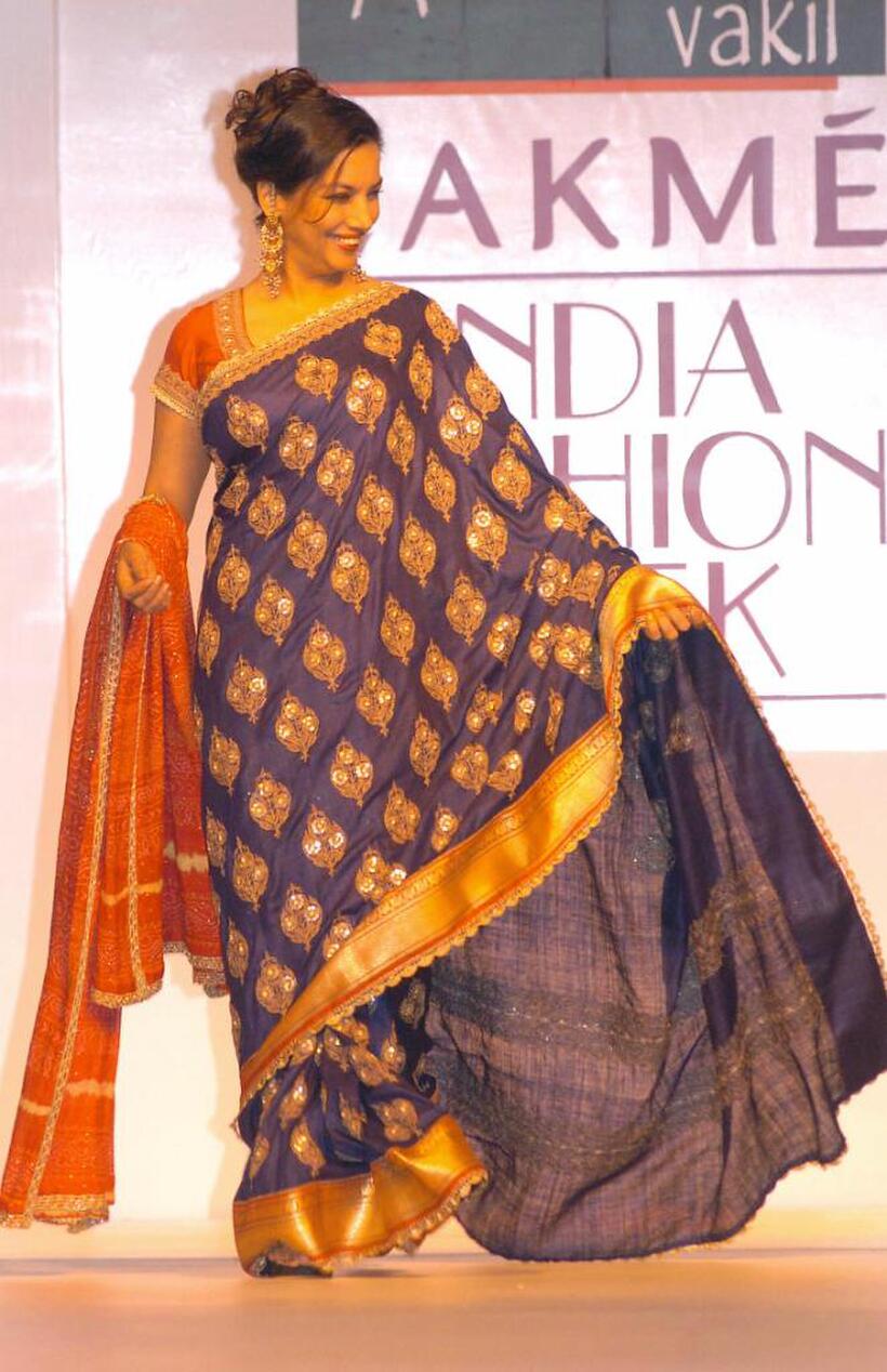 Shabana Azmi at the Lakme Indian Fashion Week (LIFW).