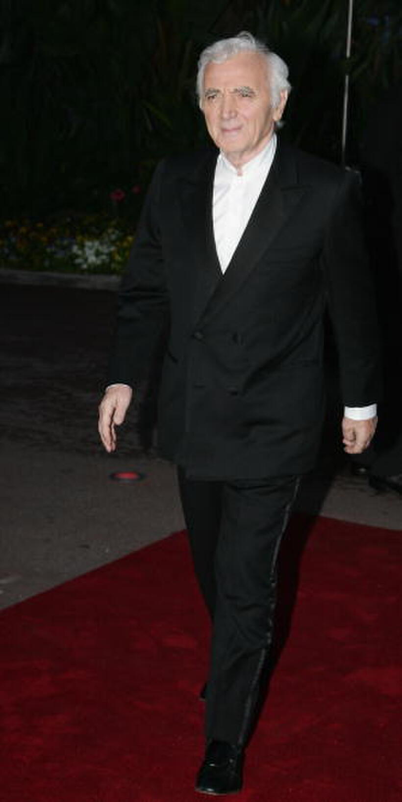 Charles Aznavour at the Television show "Tenue de Soiree."