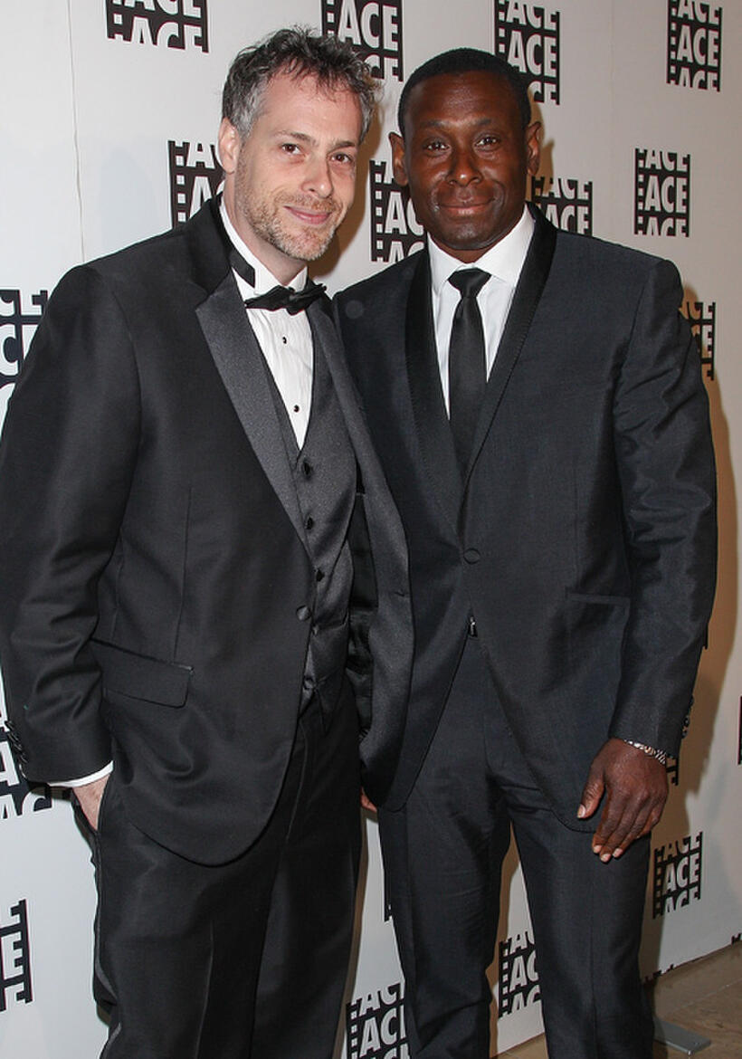 Editor Jordan Goldman and David Harewood at the 63rd Annual ACE Eddie Awards in California.