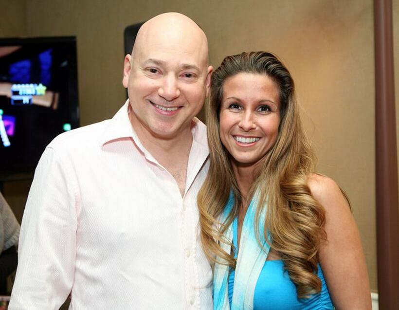 Evan Handler and Guest at the 67th Annual Golden Globe Awards.