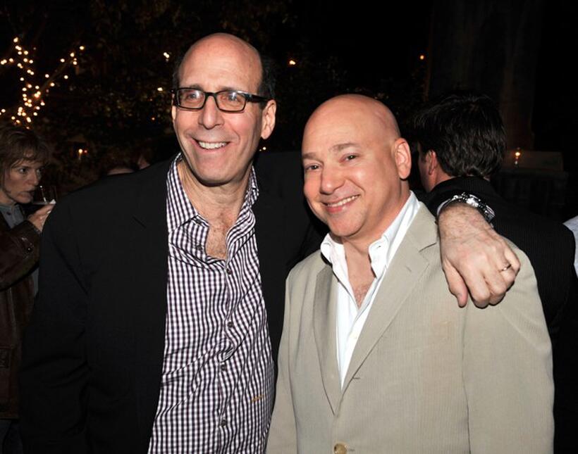 Matt Blank and Evan Handler at the Showtime's farewell party for "The L Word."