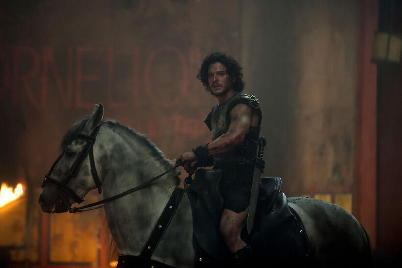 Kit Harington as Milo in "Pompeii."