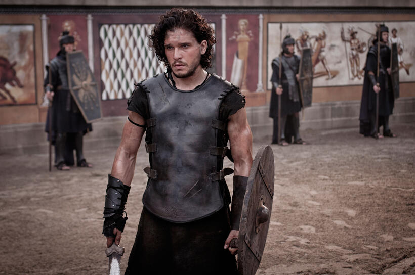 Kit Harington as Milo in "Pompeii."