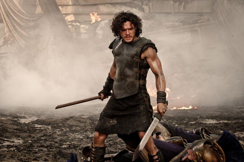 Kit Harington as Milo in "Pompeii."