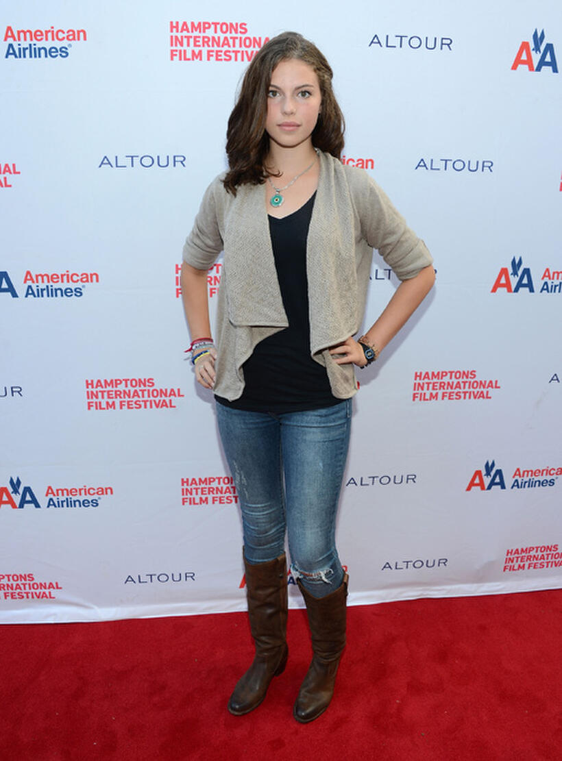 Perla Haney-Jardine at the New York premiere of "Sloan" during the 20th Hamptons International Film Festival.
