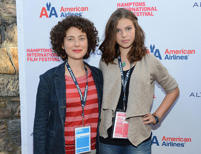 Jenny Deller and Perla Haney-Jardine at the New York premiere of "Sloan" during the 20th Hamptons International Film Festival.