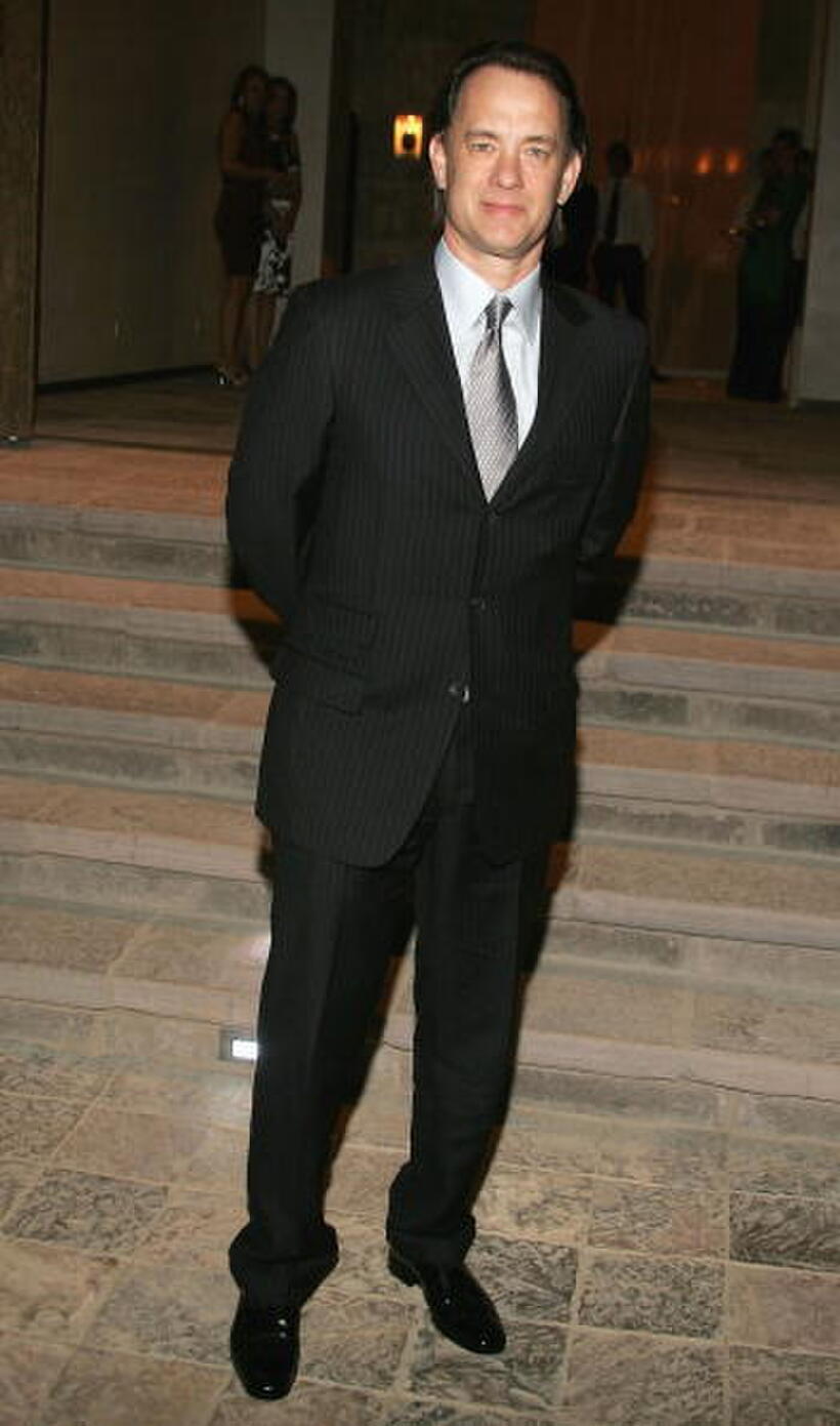 Tom Hanks at the Gucci Spring 2006 Fashion Show in Beverly Hills. 