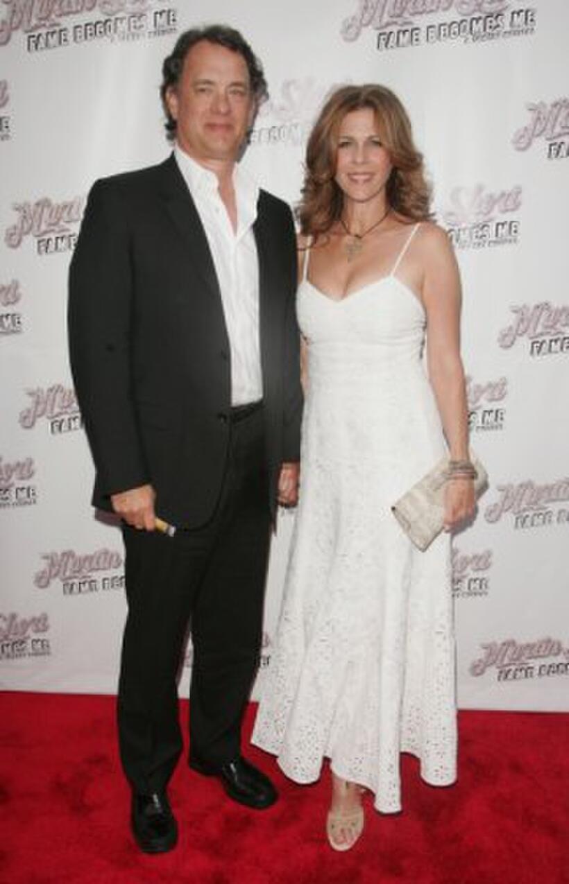 Tom Hanks and Rita Wilson at the New York opening night of "Martin Short: Fame Becomes Me."