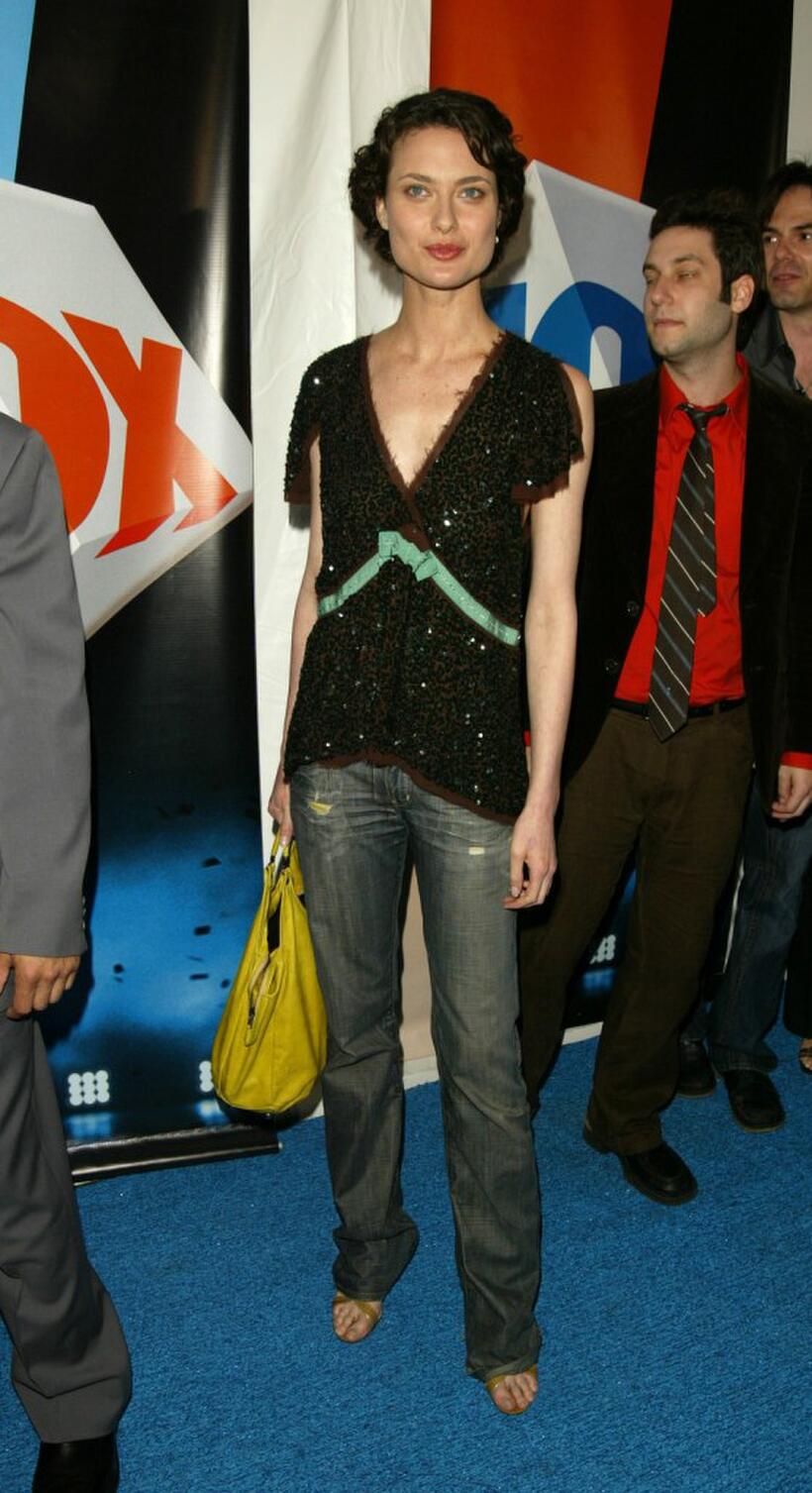 Shalom Harlow at the afterparty of Fox primetime program announcements for 2004-2005.