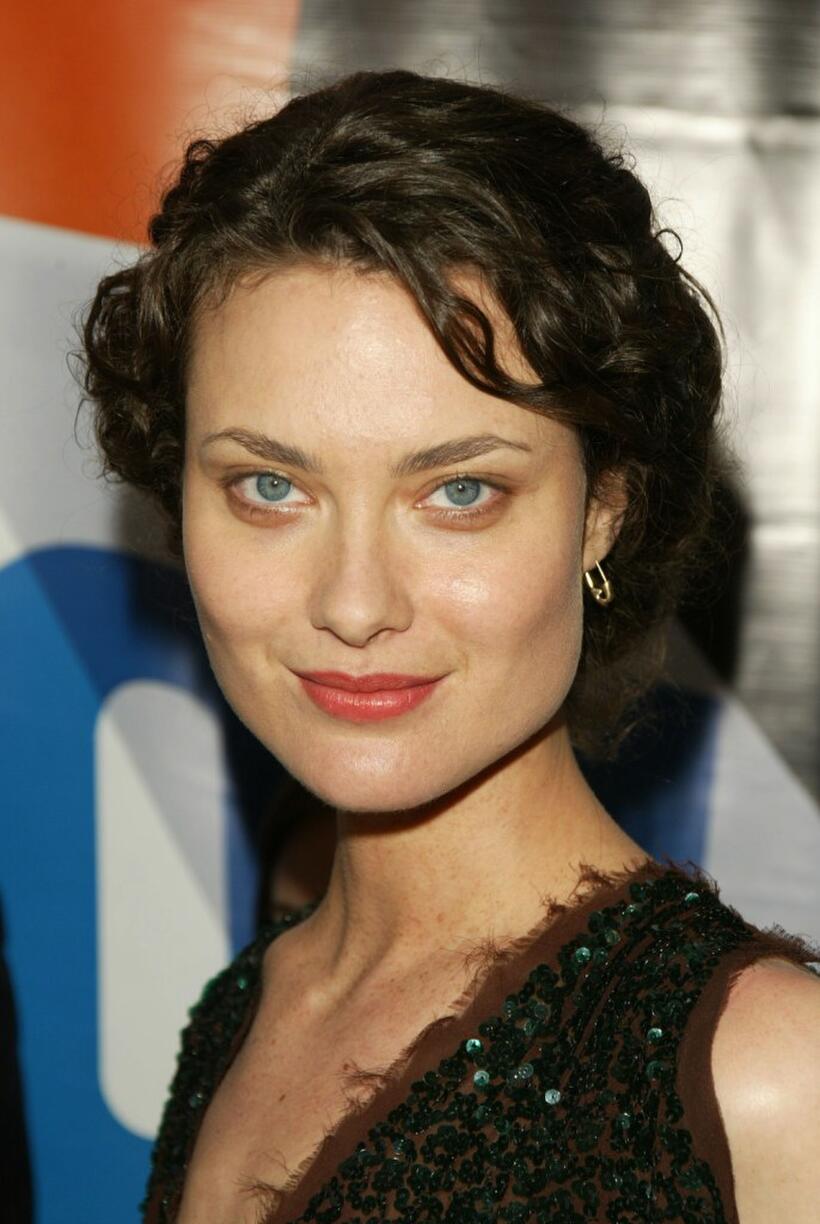 Shalom Harlow at the afterparty of Fox primetime program announcements for 2004-2005.
