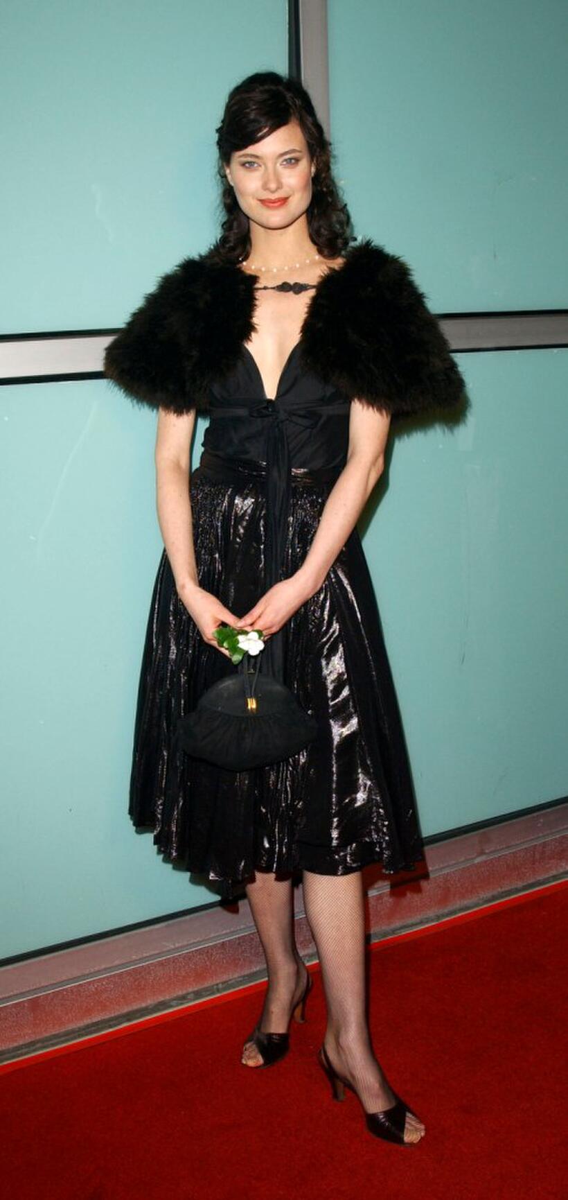 Shalom Harlow at the premiere of "How To Lose A Guy In 10 Days."