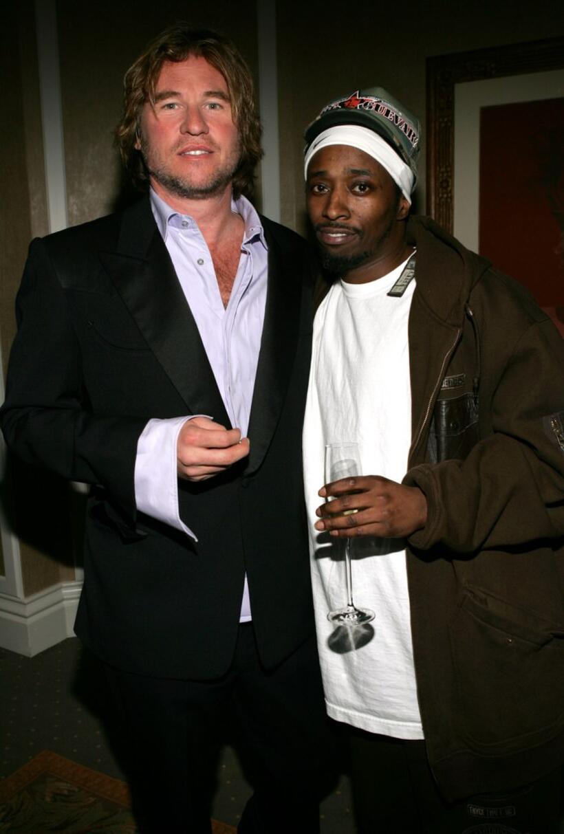Eddie Griffin and Val Kilmer at the Clive Davis Annual Grammy Party.
