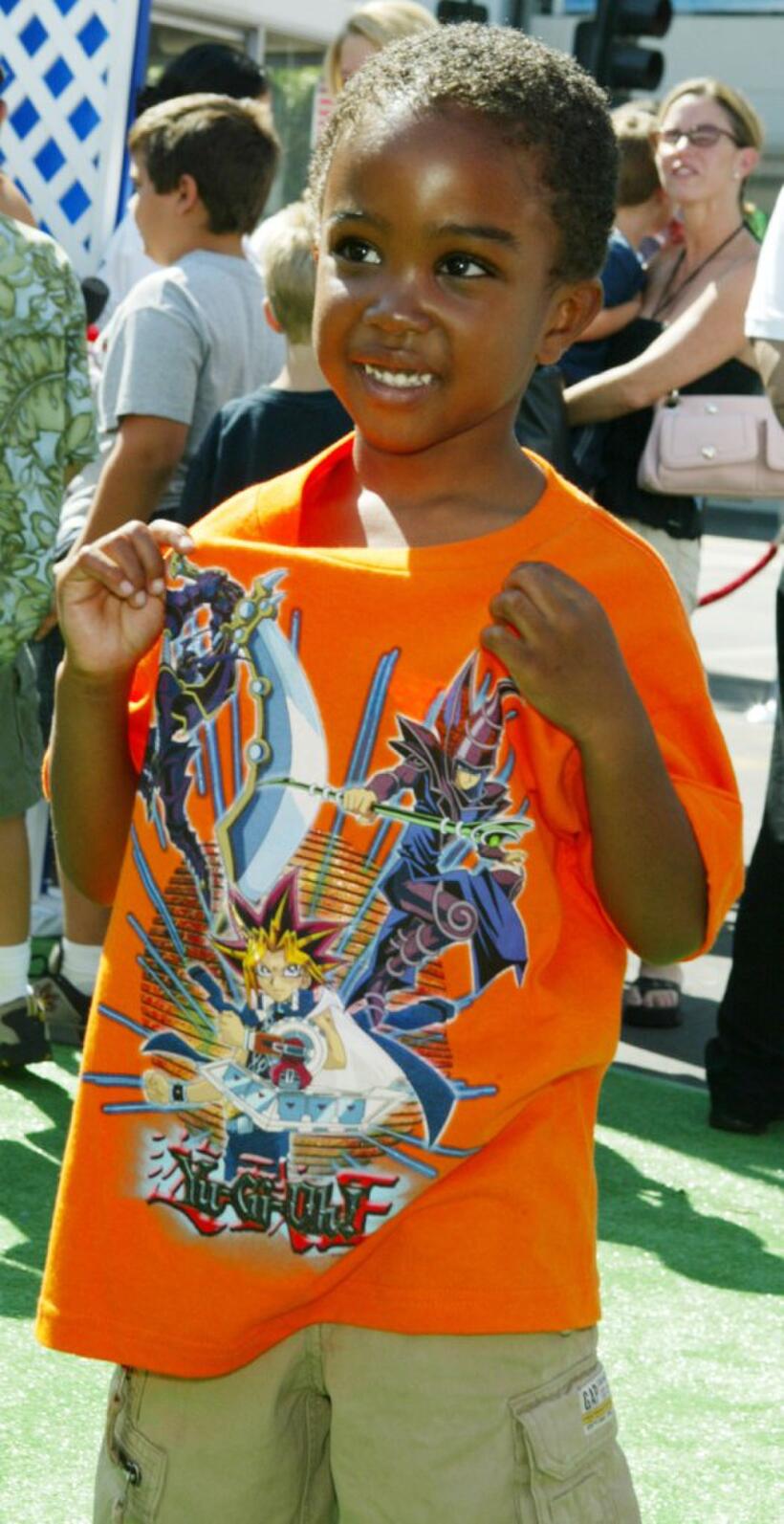 Khamani Griffin at the premiere of "Yu-Gi-Oh! The Movie."